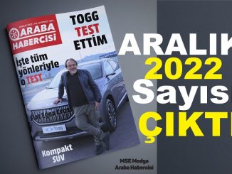 Araba Habercisi Dergisi Aralık 2022.