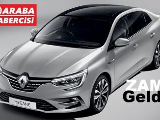 Araba Zamları Renault Megane Sedan