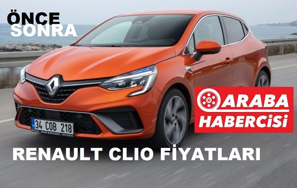 Renault Clio ötv matrah fiyatları.