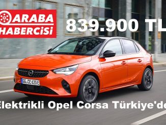 Elektrikli Opel Corsa fiyat listesi