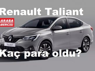 Renault Taliant Fiyat Listesi Aralık 2022