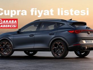 Cupra Formentor Fiyat Listesi 2023