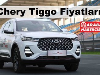 Chery Tiggo 7 Pro fiyat listesi.