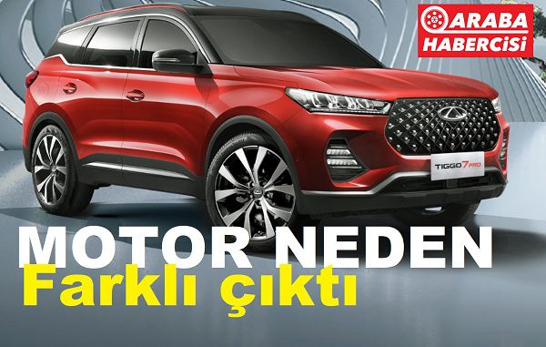 Chery farklı motor açıklaması 2023