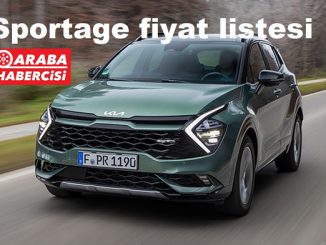 Kia Sportage Fiyat Listesi Mart 2023.