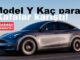 Tesla fiyat listesi belli oldu.