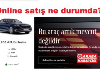 online satış Togg Mercedes Tesla