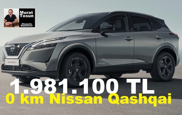 2023 Nissan Qashqai fiyatları Haziran