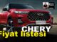 Chery Tiggo fiyat listesi Haziran 2023