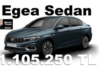 Fiat Egea Sedan Tofaş fiyat listesi