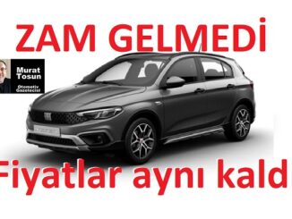 Fiat Egea Cross Fiyatları Eylül 2023