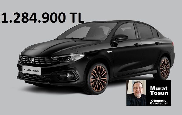 Fiat Egea Sedan Limited Fiyat Listesi