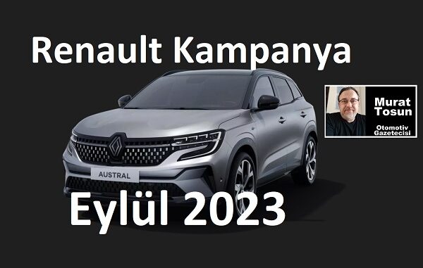 Renault Kampanya Eylül 2023 modeller.