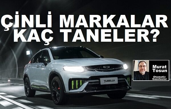 Çinli otomobil markaları 2023