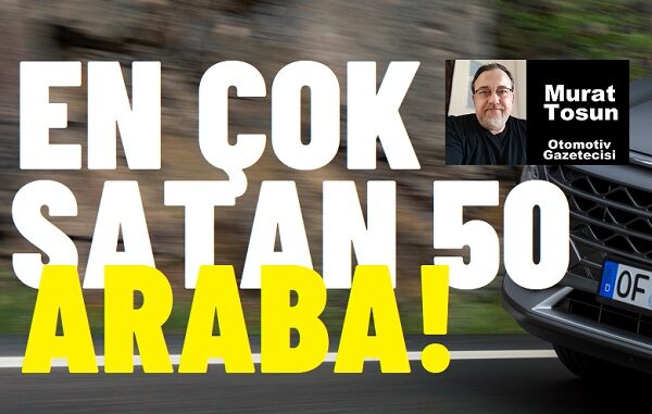 En çok satan arabalar Ocak 2024.