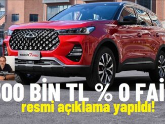 Chery Kampanya Mayıs 2024 0 km