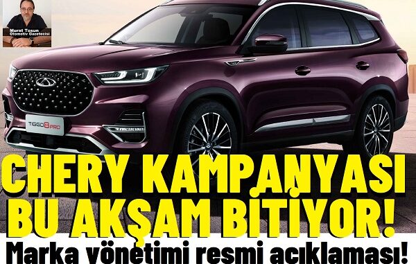 Chery Kampanya indirim 2024