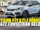 Honda Jazz Fiyat Listesi.