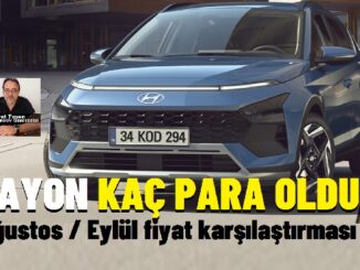 Hyundai Bayon Eylül 2024.