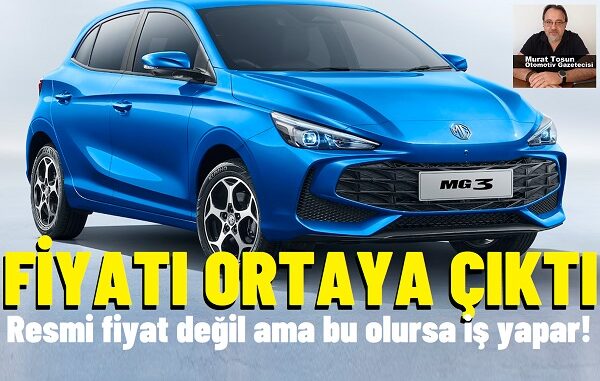 MG3 Fiyat Listesi 2024.