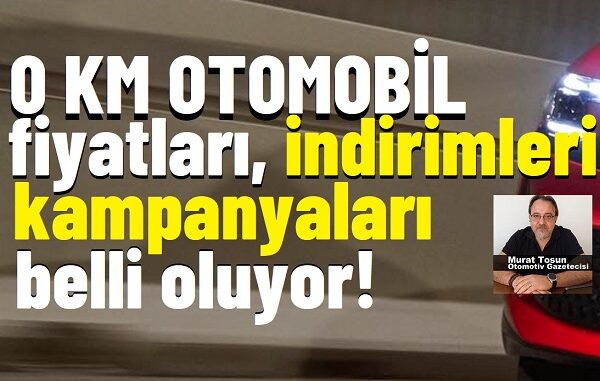 Otomobil fiyatları Ekim 2024.