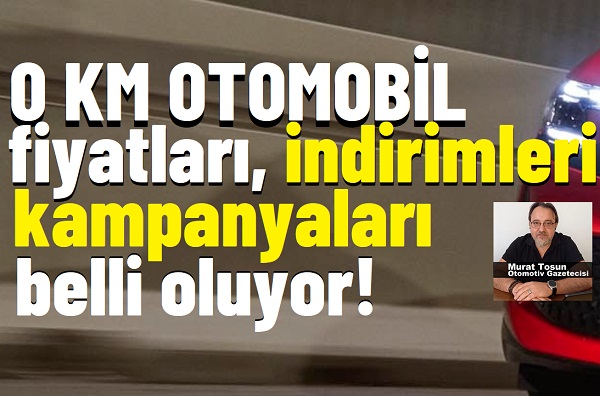 Otomobil fiyatları Ekim 2024.