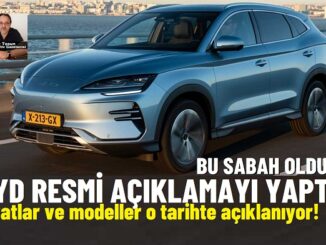 BYD Fiyat Listesi Yeni.