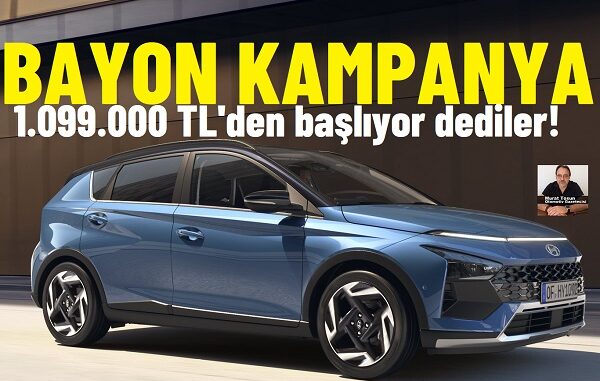 Hyundai Bayon Fiyat Listesi.