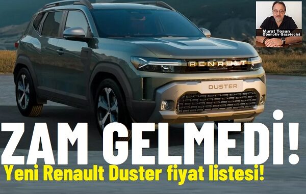 Renault Duster Ekim 2024