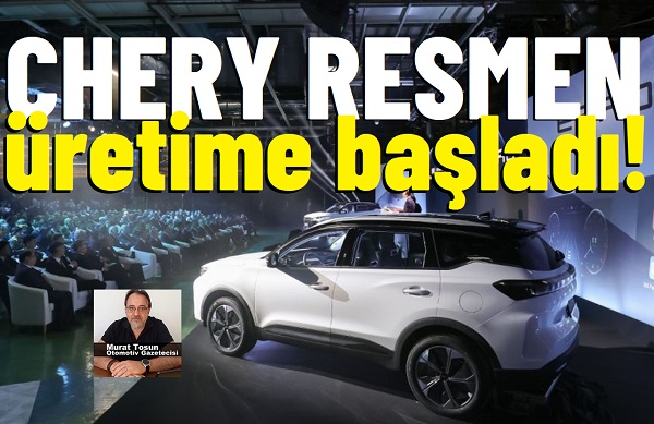 Chery ispanya fabrikası modeller.